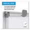 Earth Silver Easy Clean Dry Erase Boards, 96 X 48, White Surface, Silver Aluminum Frame