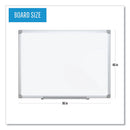 Earth Silver Easy Clean Dry Erase Boards, 96 X 48, White Surface, Silver Aluminum Frame