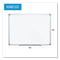 Earth Silver Easy Clean Dry Erase Boards, 96 X 48, White Surface, Silver Aluminum Frame