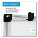 Value Lacquered Steel Magnetic Dry Erase Board, 96 X 48, White Surface, Silver Aluminum Frame