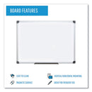 Value Lacquered Steel Magnetic Dry Erase Board, 96 X 48, White Surface, Silver Aluminum Frame