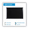 Kamashi Wet-erase Board, 36 X 24, Black Surface, Black Wood Frame