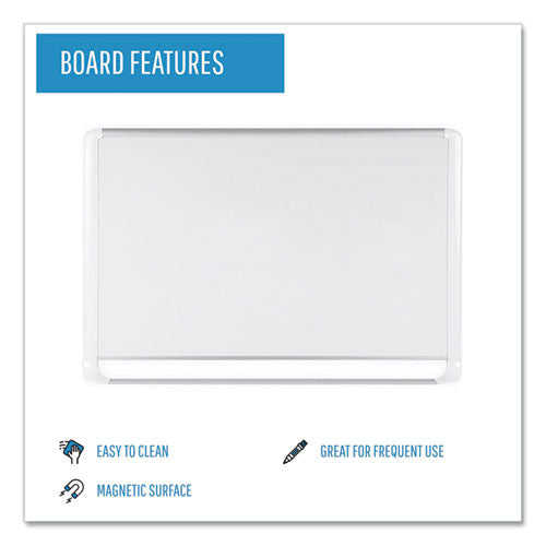 Gold Ultra Magnetic Dry Erase Boards, 36 X 24, White Surface, White Aluminum Frame