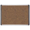 Tech Cork Board, 36 X 24, Tan Surface, Silver/black Aluminum Frame