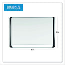 Gold Ultra Magnetic Dry Erase Boards, 48 X 36, White Surface, Black Aluminum Frame