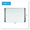 Gold Ultra Magnetic Dry Erase Boards, 48 X 36, White Surface, Black Aluminum Frame