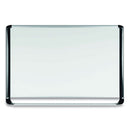 Gold Ultra Magnetic Dry Erase Boards, 72 X 48, White Surface, Black Aluminum Frame