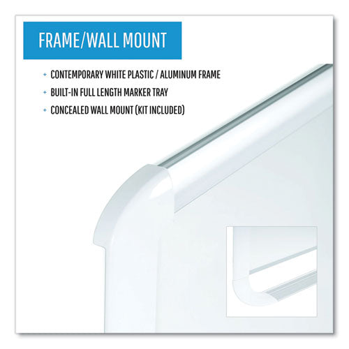 Gold Ultra Magnetic Dry Erase Boards, 72 X 48, White Surface, White Aluminum Frame