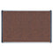 Tech Cork Board, 72 X 48, Tan Surface, Silver/black Aluminum Frame