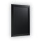 Kamashi Chalk Board, 36 X 24, Black Surface, Black Wood Frame