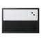 Black/white Message Board Set: (1) Bulletin, (1) Bulletin/chalk Planner, (1) Bulletin/dry Erase, Assorted Sizes, Black Frames