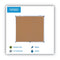 Slim-line Enclosed Cork Bulletin Board, One Door, 47 X 38, Tan Surface, Aluminum Frame