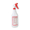 Trigger Spray Bottle, 32 Oz, Clear/red, Hdpe, 3/pack