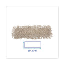 Mop Head, Dust, Cotton, 24 X 3, White