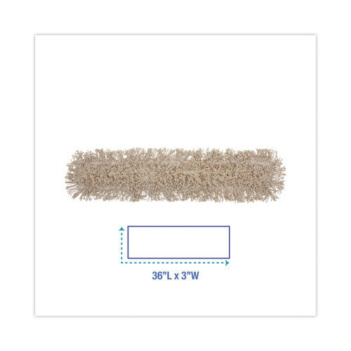 Mop Head, Dust, Cotton, 36 X 3, White