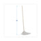 Handle/deck Mops, 12 Oz White Cotton Head, 48" Oak Wood Handle, 6/pack