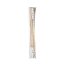 Handle/deck Mops, 12 Oz White Cotton Head, 48" Oak Wood Handle, 6/pack