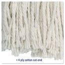 Cut-end Wet Mop Head, Cotton,