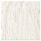 Cut-end Wet Mop Head, Cotton, No. 16 Size, White