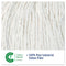 Cut-end Wet Mop Head, Cotton, No. 24, White