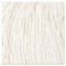 Cut-end Wet Mop Head, Rayon, No. 24, White, 12/carton