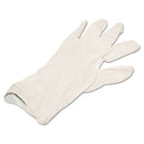 Powder-free Synthetic Vinyl Gloves, Large, Beige, 4 Mil, 100/box