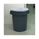 High-density Can Liners, 33 Gal, 14 Microns, 33" X 38", Natural, 25 Bags/roll, 10 Rolls/carton