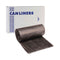 High-density Can Liners, 60 Gal, 14 Microns, 38" X 58", Black, 25 Bags/roll, 8 Rolls/carton