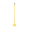 Looped End Mop Kit, Medium Blue Cotton/rayon/synthetic Head, 60" Yellow Metal/polypropylene Handle