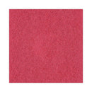 Buffing Floor Pads, 12" Diameter, Red, 5/carton