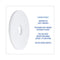 Polishing Floor Pads, 12" Diameter, White, 5/carton