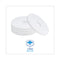 Polishing Floor Pads, 14" Diameter, White, 5/carton