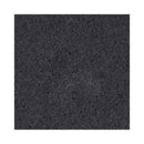 Stripping Floor Pads, 16" Diameter, Black, 5/carton