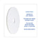 Polishing Floor Pads, 16" Diameter, White, 5/carton