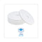 Polishing Floor Pads, 16" Diameter, White, 5/carton