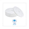 Polishing Floor Pads, 19" Diameter, White, 5/carton