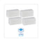 Light Duty Scour Pad, 4.63  X 10, White, 20/carton