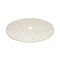 Natural Burnishing Floor Pads, 27" Diameter, White, 5/carton