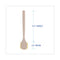 Utility Brush, Cream Polypropylene Bristles, 5.5 Brush, 14.5" Tan Plastic Handle