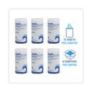 Antibacterial Wipes, 5.4 X 8, Fresh Scent, 75/canister, 6 Canisters/carton