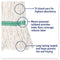 Super Loop Wet Mop Head, Cotton/synthetic Fiber, 5" Headband, Medium Size, White, 12/carton