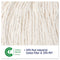 Super Loop Wet Mop Head, Cotton/synthetic Fiber, 5" Headband, Large Size, White