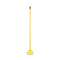 Quick Change Side-latch Plastic Mop Head Handle, 60" Aluminum Handle, Yellow