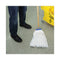 Cut-end Lie-flat Wet Mop Head, Rayon, 24oz, White