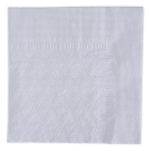 Dinner Napkin, 1-ply, 17 X 17, White, 250/pack, 12 Packs/carton