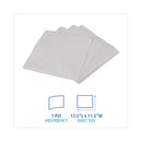 Office Packs Lunch Napkins, 1-ply, 12 X 12, White, 400/pack