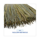 Warehouse Broom, Yucca Corn Fiber Bristles, 56" Overalll Length, Natural, 12/carton