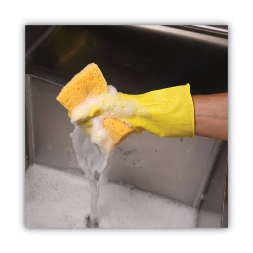 Medium Cellulose Sponge, 3.67 X 6.08, 1.55" Thick, Yellow, 24/carton