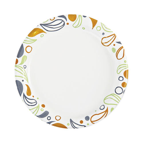 Deerfield Printed Paper Plates, 6" Dia, Coated/soak Proof, Multicolor, 250/pack, 4 Packs/carton