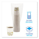 Deerfield Printed Paper Hot Cups, 8 Oz, 20 Cups/sleeve, 50 Sleeves/carton